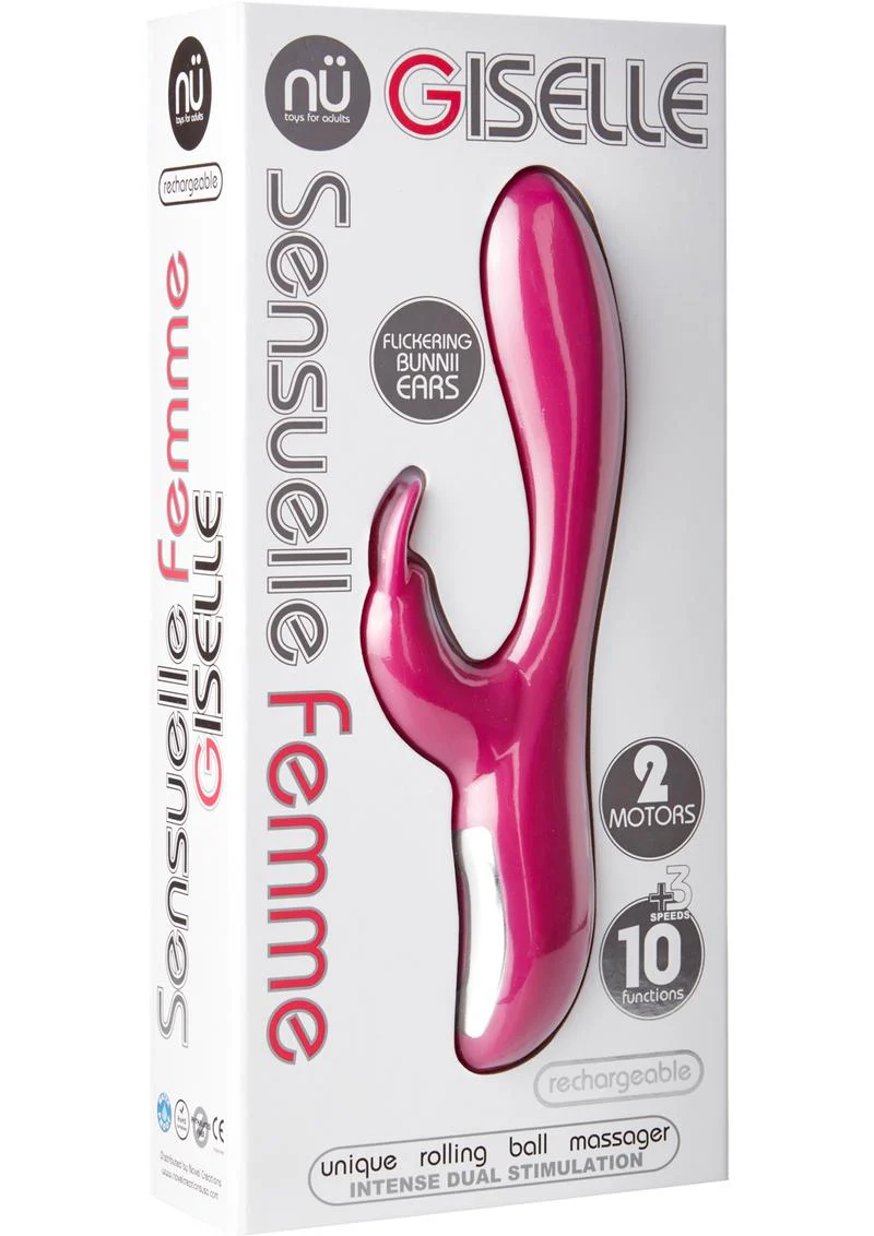 Nu Sensuelle Giselle Silicone G-Spot and Rabbit Vibrator - Image 4