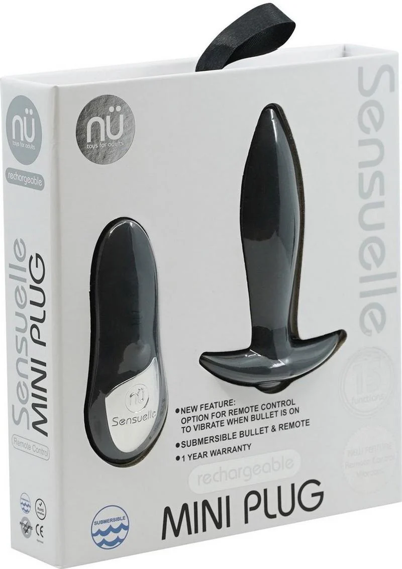 Nu Sensuelle Mini Plug Remote Control Submersible Vibrating Plug - Image 7