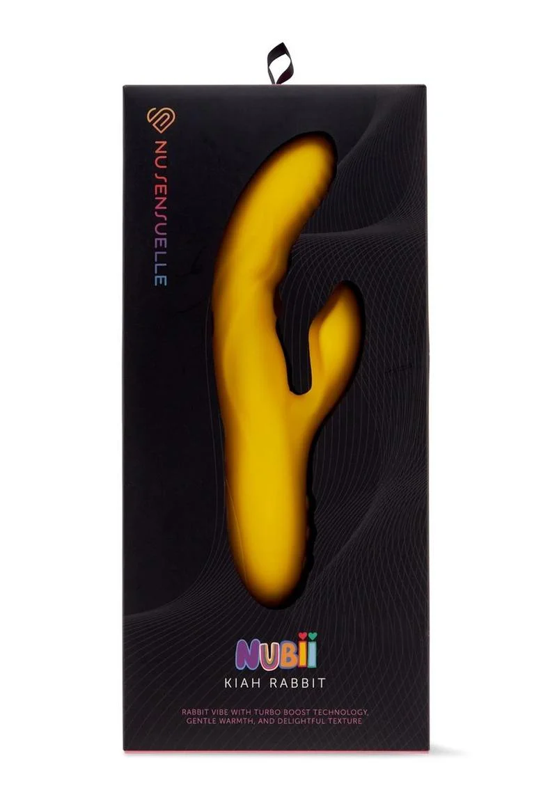 Nu Sensuelle Nubii Kiah Rabbit Rechargeable Silicone Rabbit Vibrator - Image 8