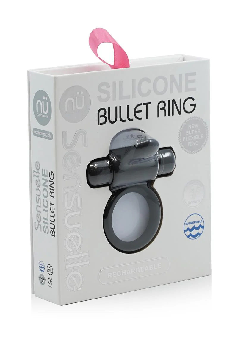 Nu Sensuelle Silicone Bullet Vibrating Ring - Image 2