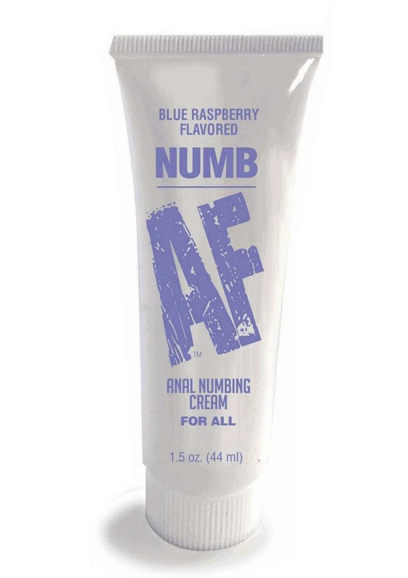 Numb AF Blue Raspberry Anal Numbing Cream For Comfort Anal Play