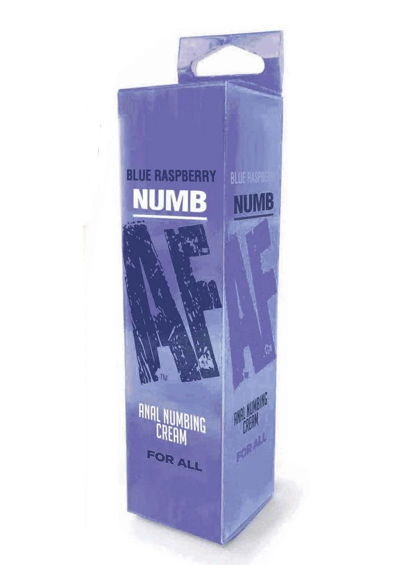 Numb AF Blue Raspberry Anal Numbing Cream For Comfort Anal Play - Image 2