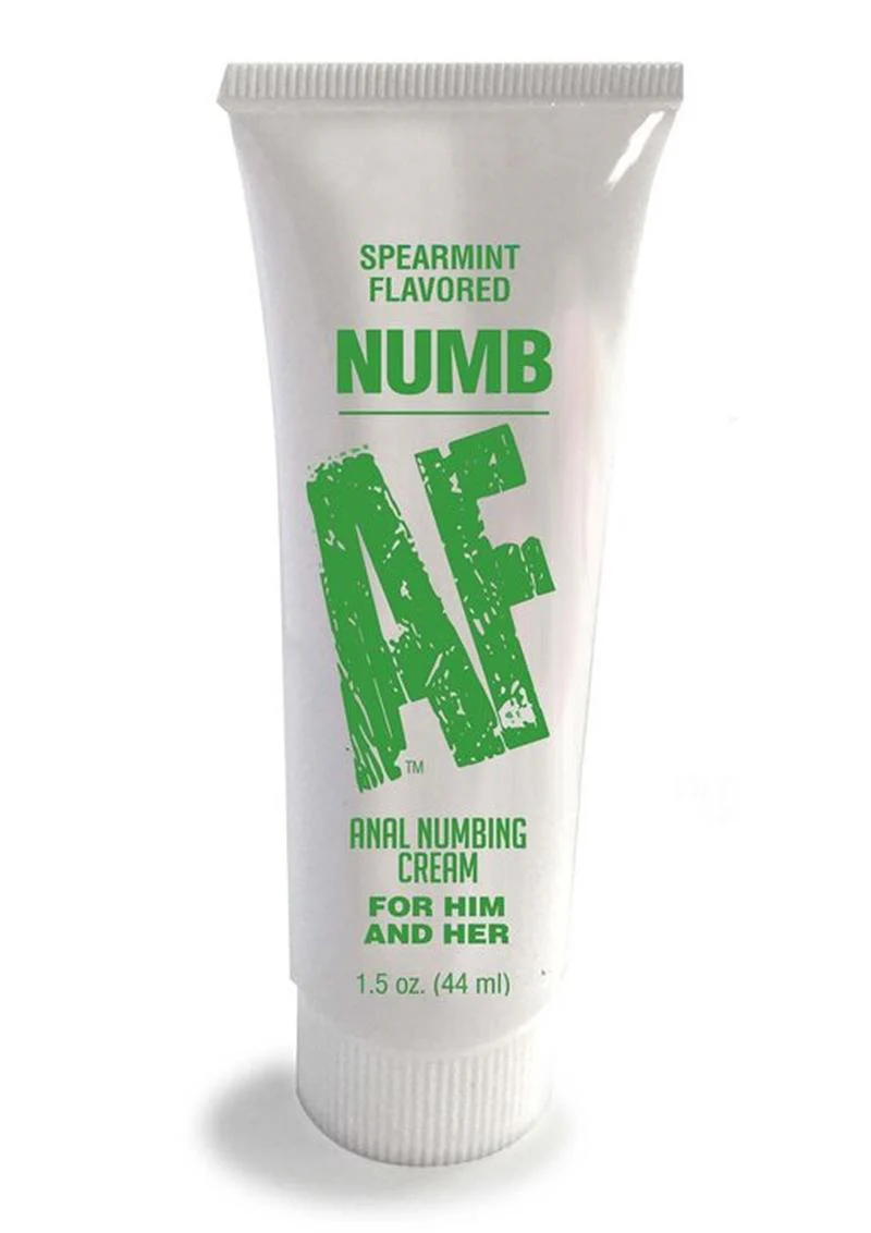 Numb AF Spearmint Flavored Anal Numbing Cream 1.5oz