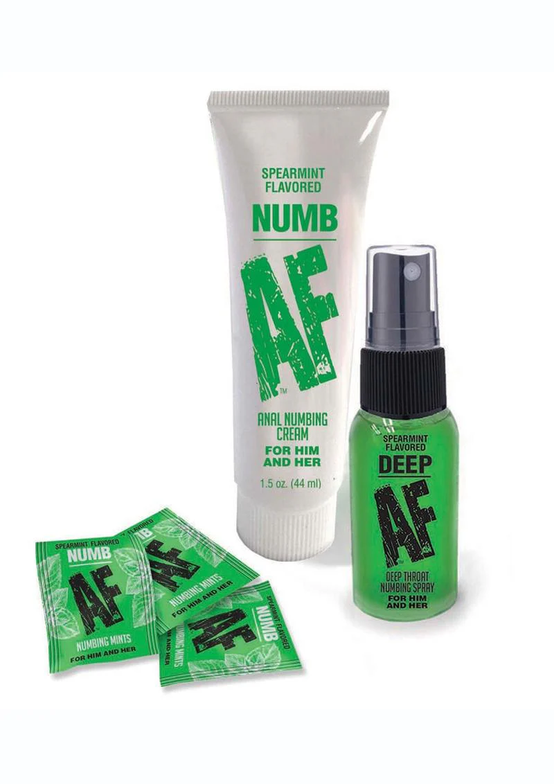Numb AF Spearmint Flavored Desensitizing Kit Set of 3