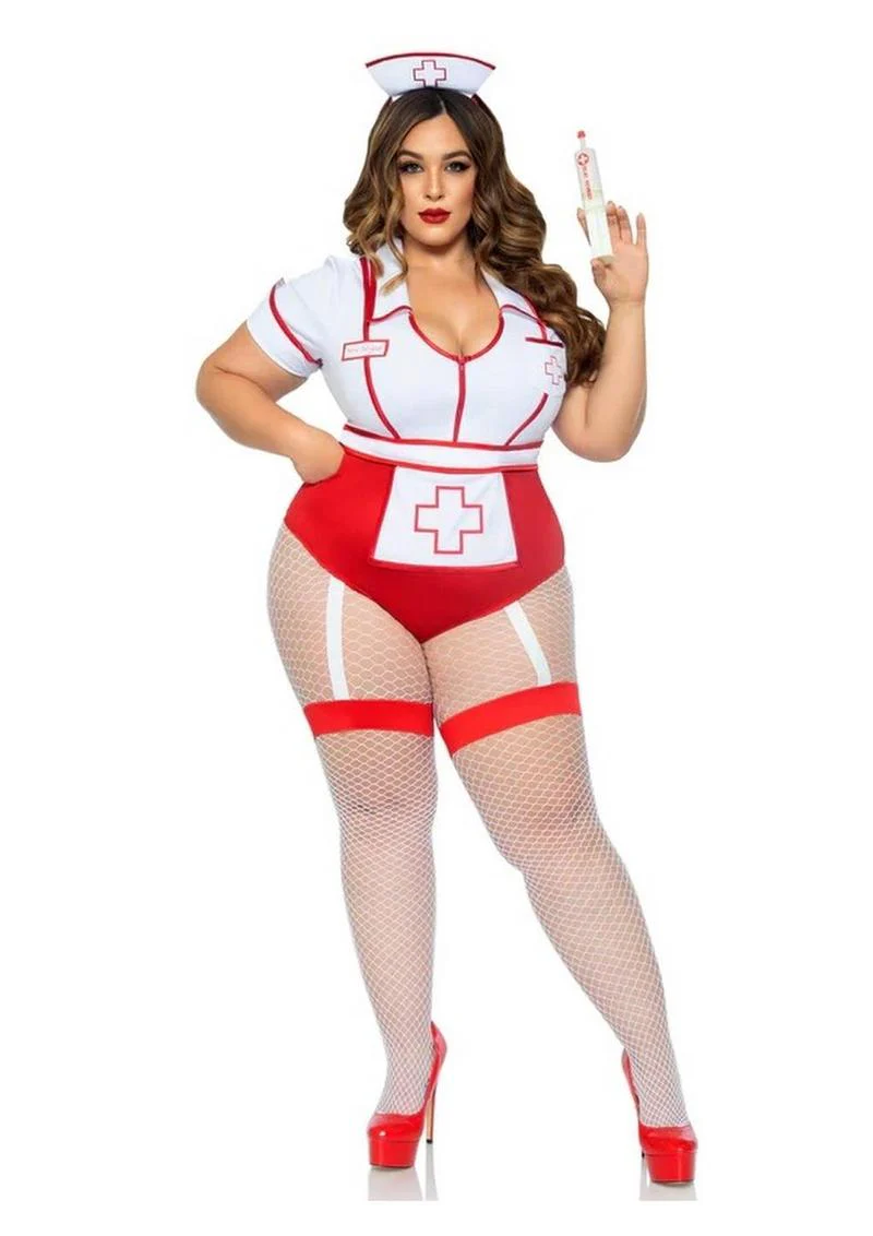 Nurse Feelgood Snap Crotch Garter Bodysuit - Image 14