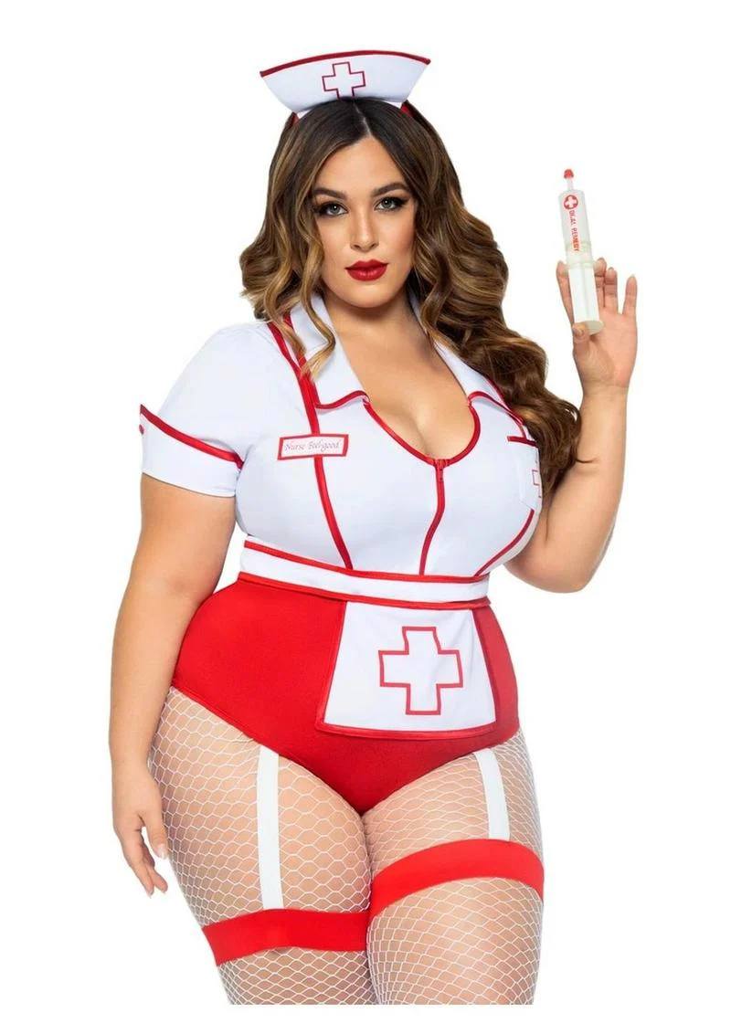 Nurse Feelgood Snap Crotch Garter Bodysuit - Image 16