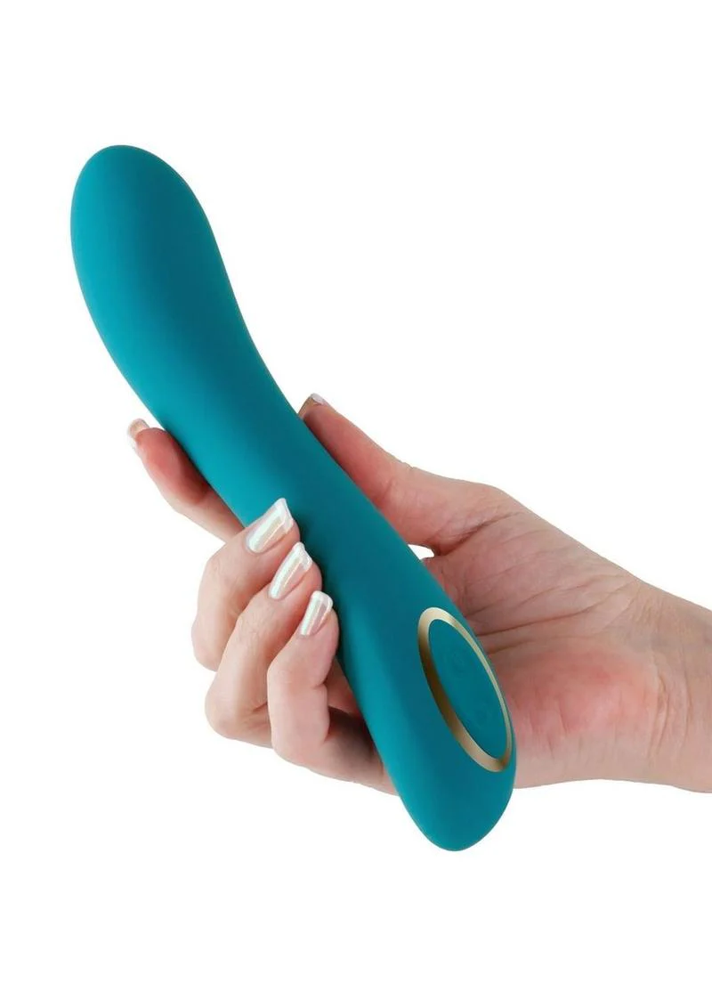 Obsessions Zeus  Silicone Vibrator Teal - Image 3