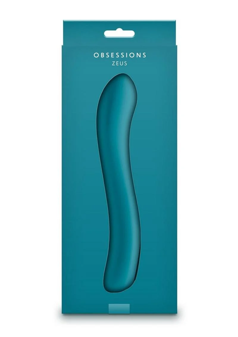 Obsessions Zeus  Silicone Vibrator Teal - Image 4