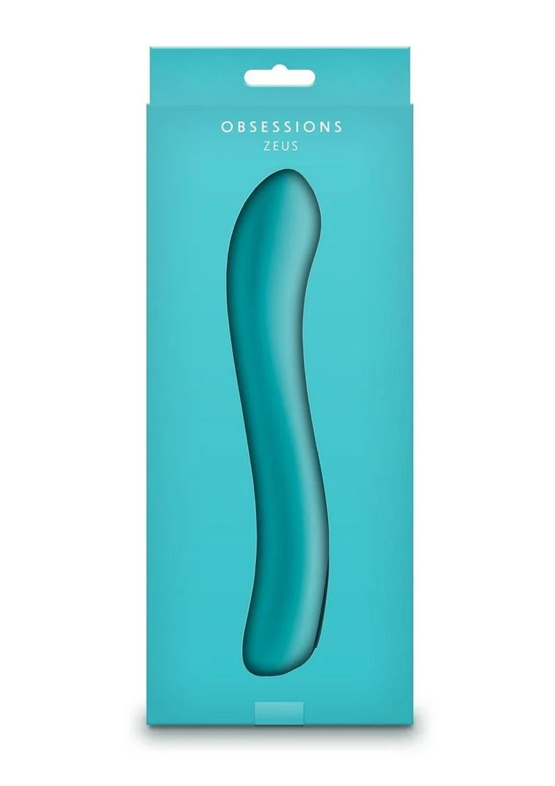 Obsessions Zeus  Silicone Vibrator Teal - Image 7