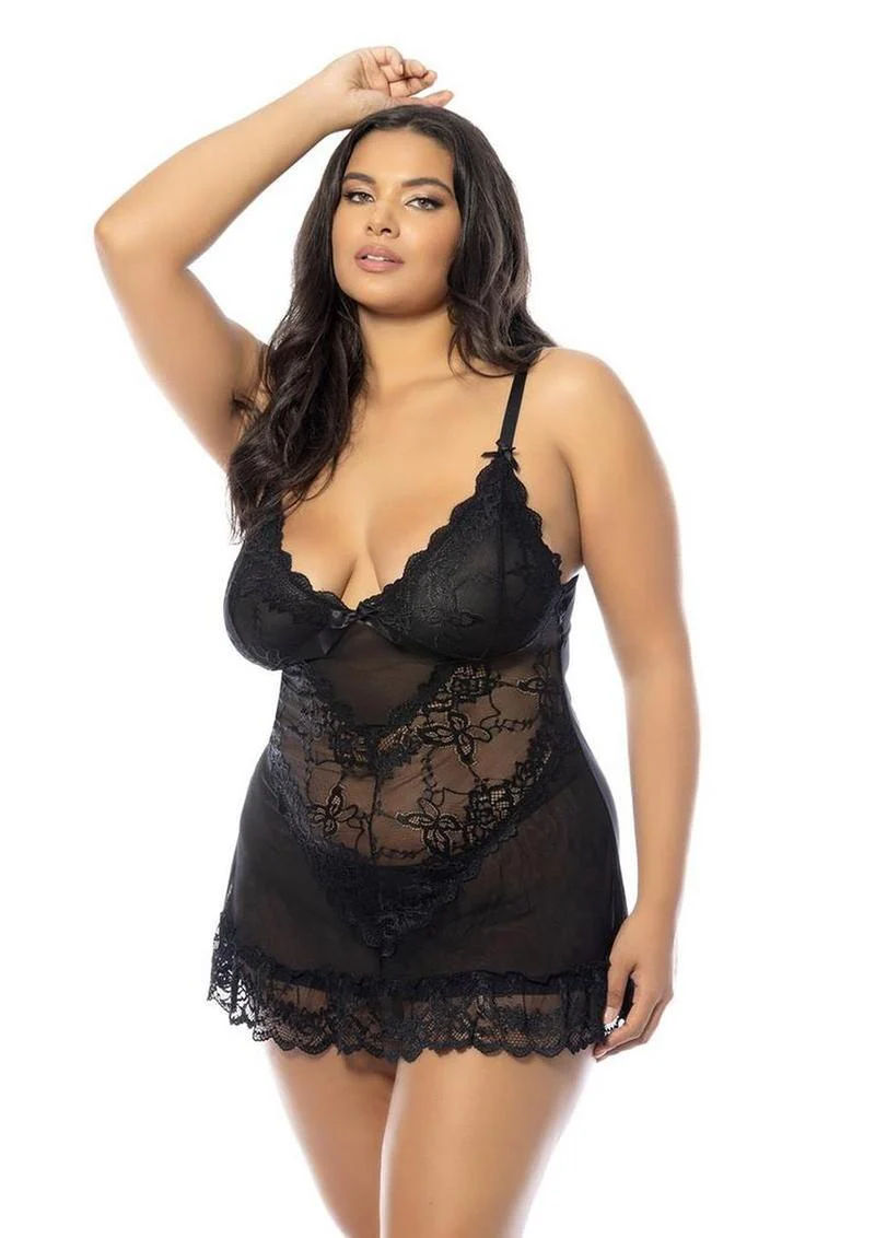 Oh LA LA Cheri Valentine Babydoll Plus - Image 5