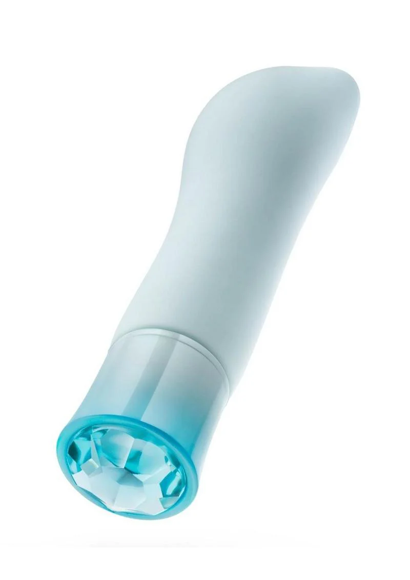 Oh My Gem Ardor Rechargeable Silicone Vibrator – Aquamarine - Image 2