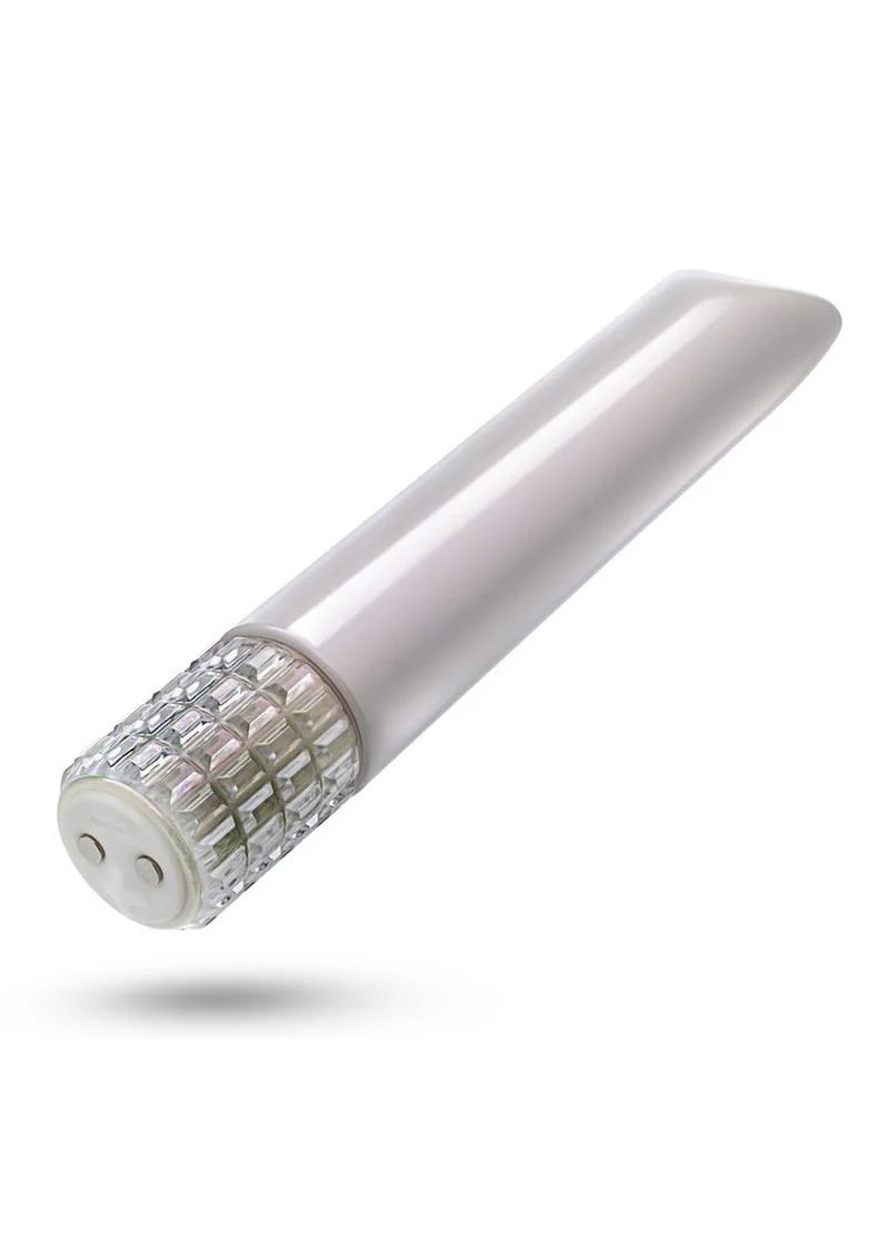 Oh My Gem Bold Rechargeable Bullet Vibrator - Diamond White - Image 3