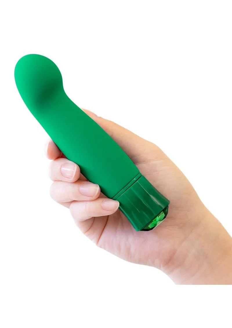 Oh My Gem Enchanting Rechargeable Silicone G-Spot Vibrator - Image 3