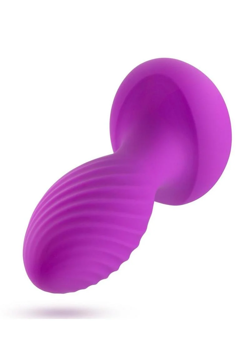 Oh My Gem Mystery Rechargeable Silicone Anal Plug Amethyst Purple - Image 2