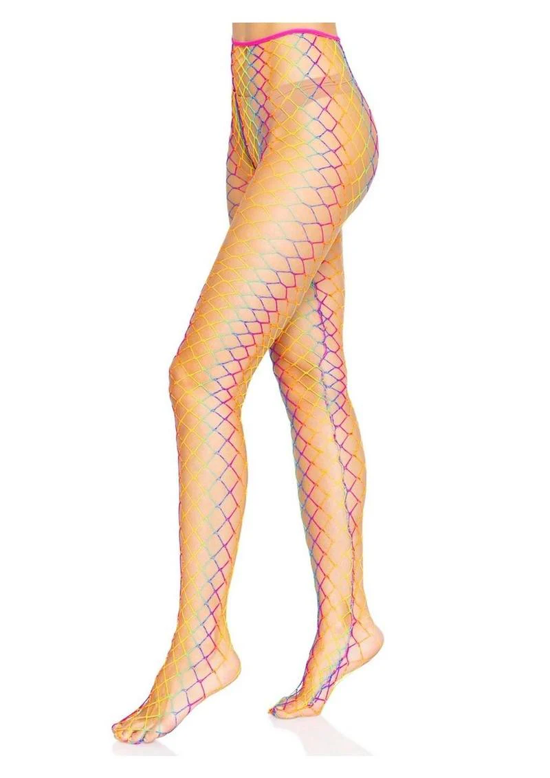 Ombre Rainbow Woven Net Tight - Image 3