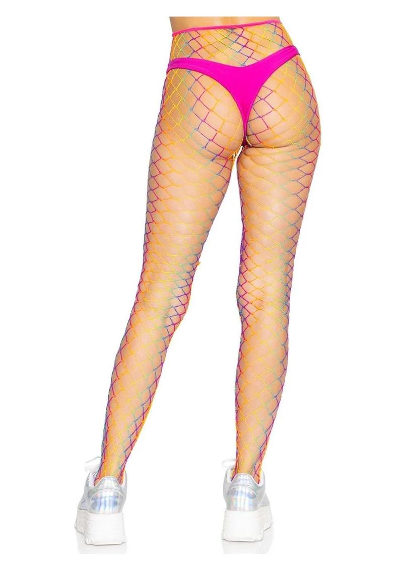 Ombre Rainbow Woven Net Tight - Image 4