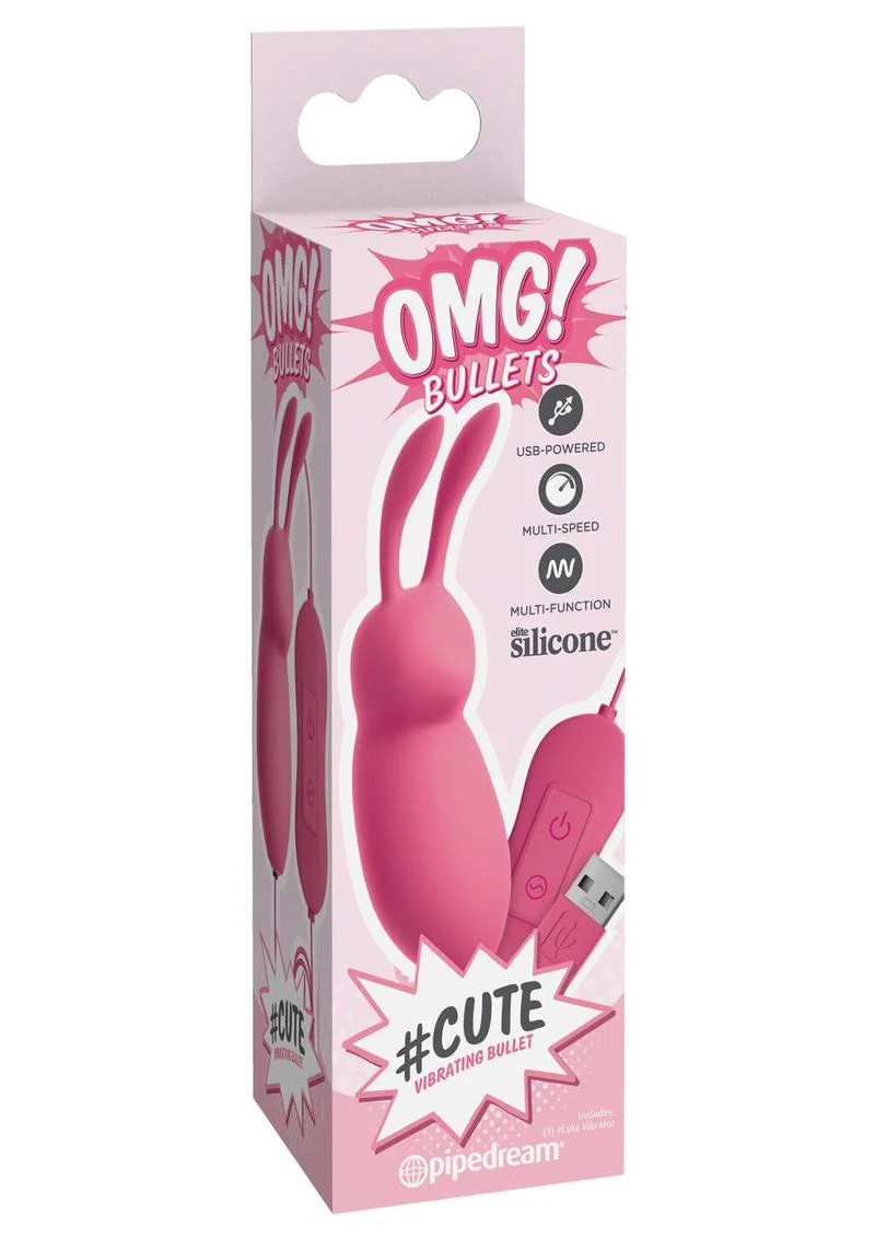 OMG! Bullets Cute USB-Powered Silicone Vibrating Bullet - Image 3