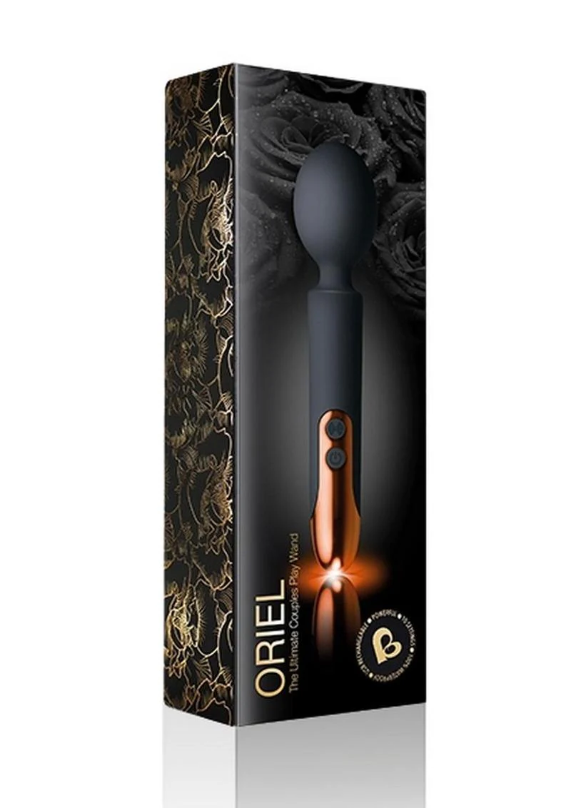 Oriel Rechargeable Silicone Wand Massager Powerful Couples Play Wand - Image 3