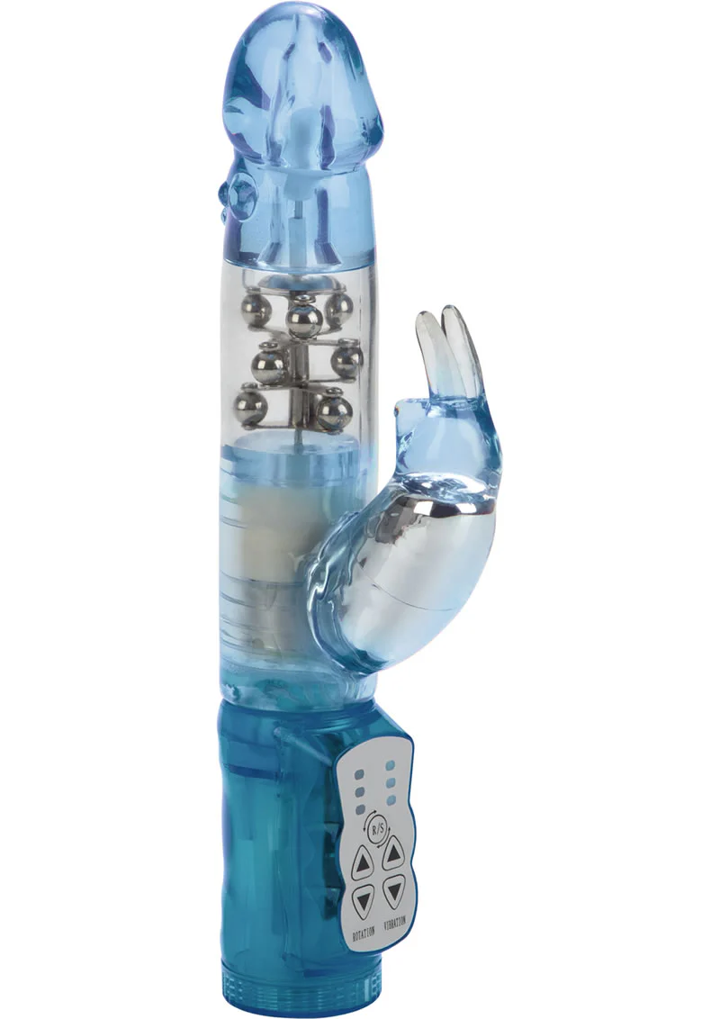 Original Jack Rabbit Beaded Purple Rabbit Vibrator
