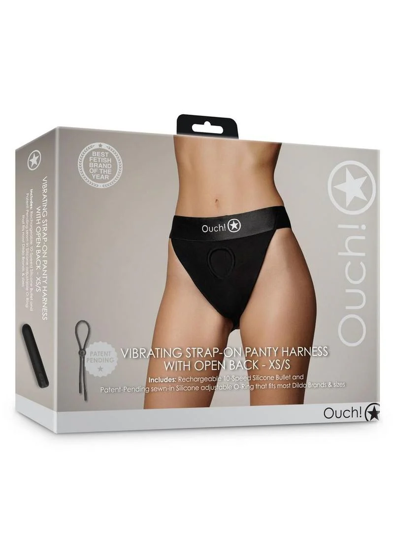 Ouch! Vibe Strap On Panty With Open Rechargeable Bullet - Image 9
