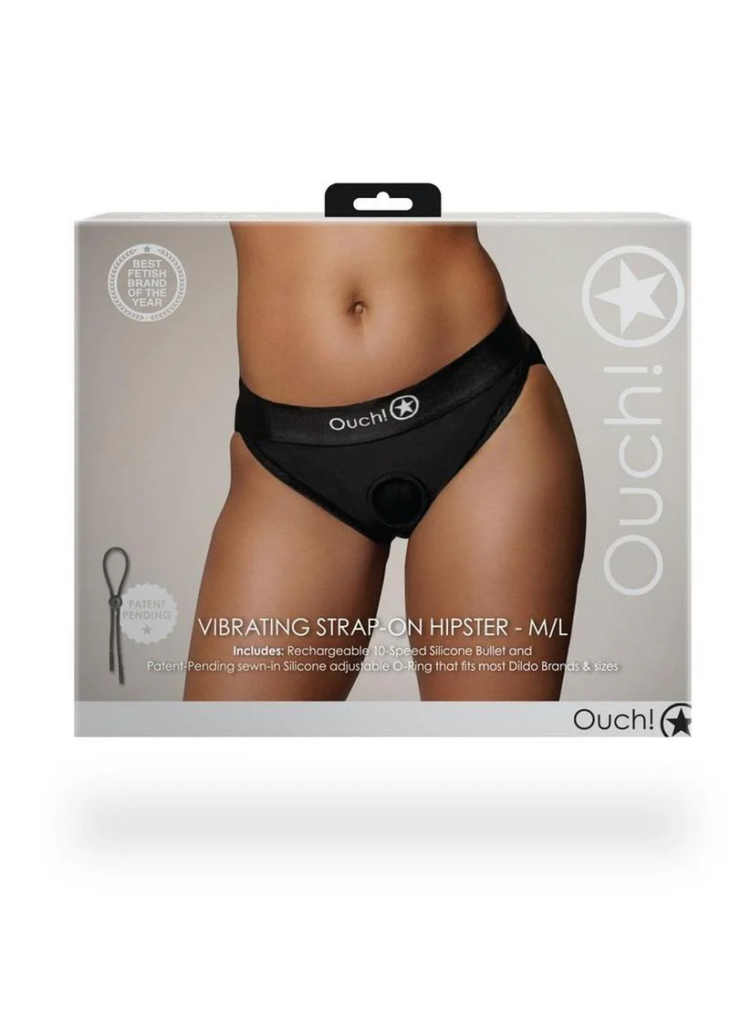 Ouch! Vibrating Rechargeable Strap-On Hipster - Image 9
