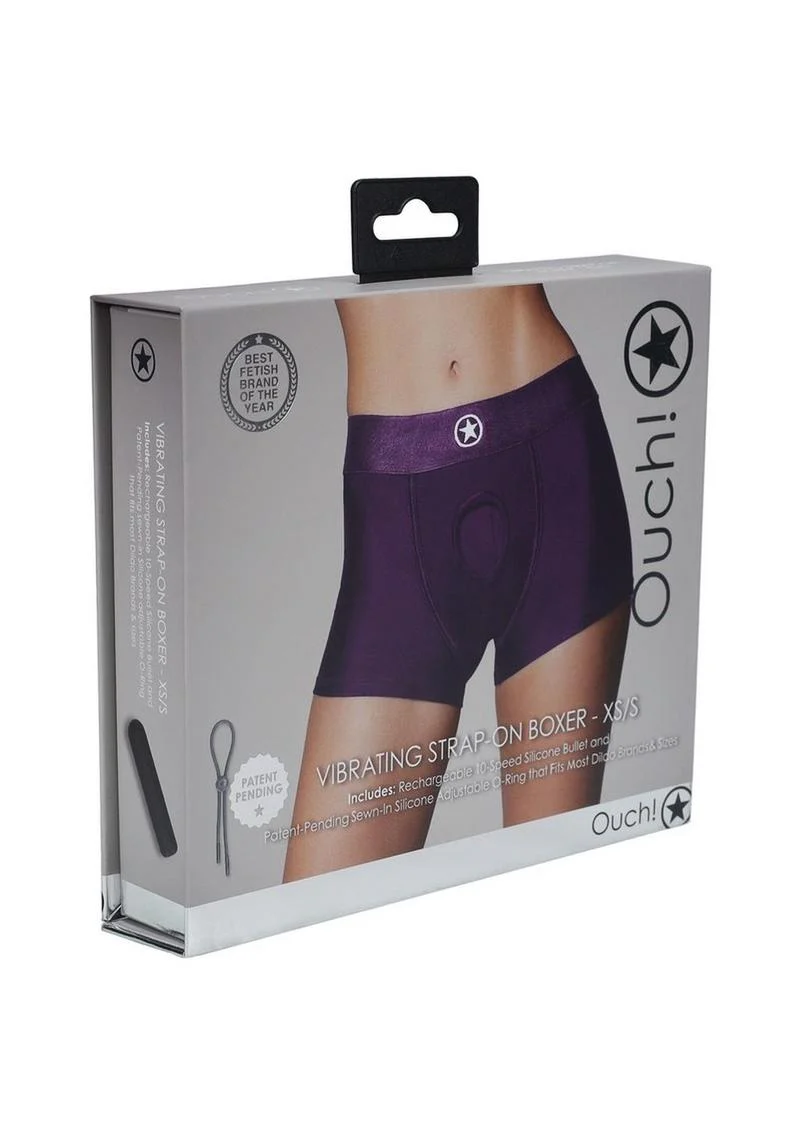Ouch! Vibrating Strap-On Boxer With Bullet - Image 8