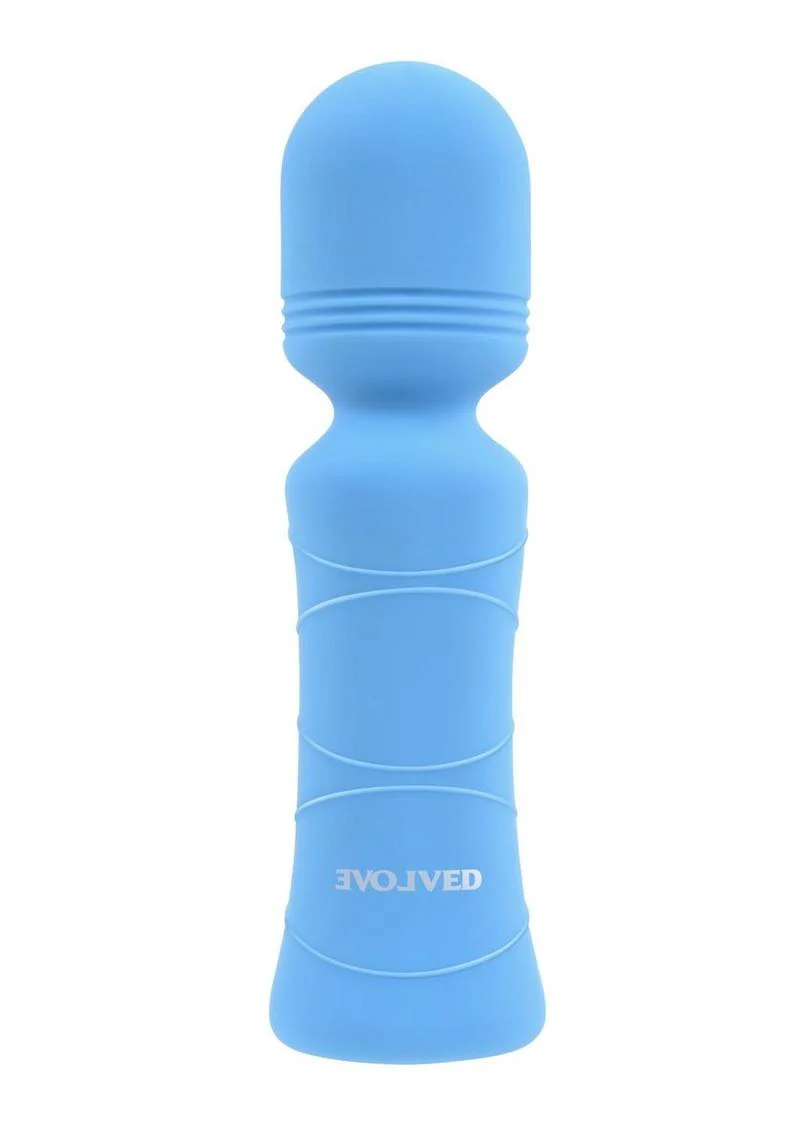 Out of the Blue Rechargeable Silicone Wand Vibrator
