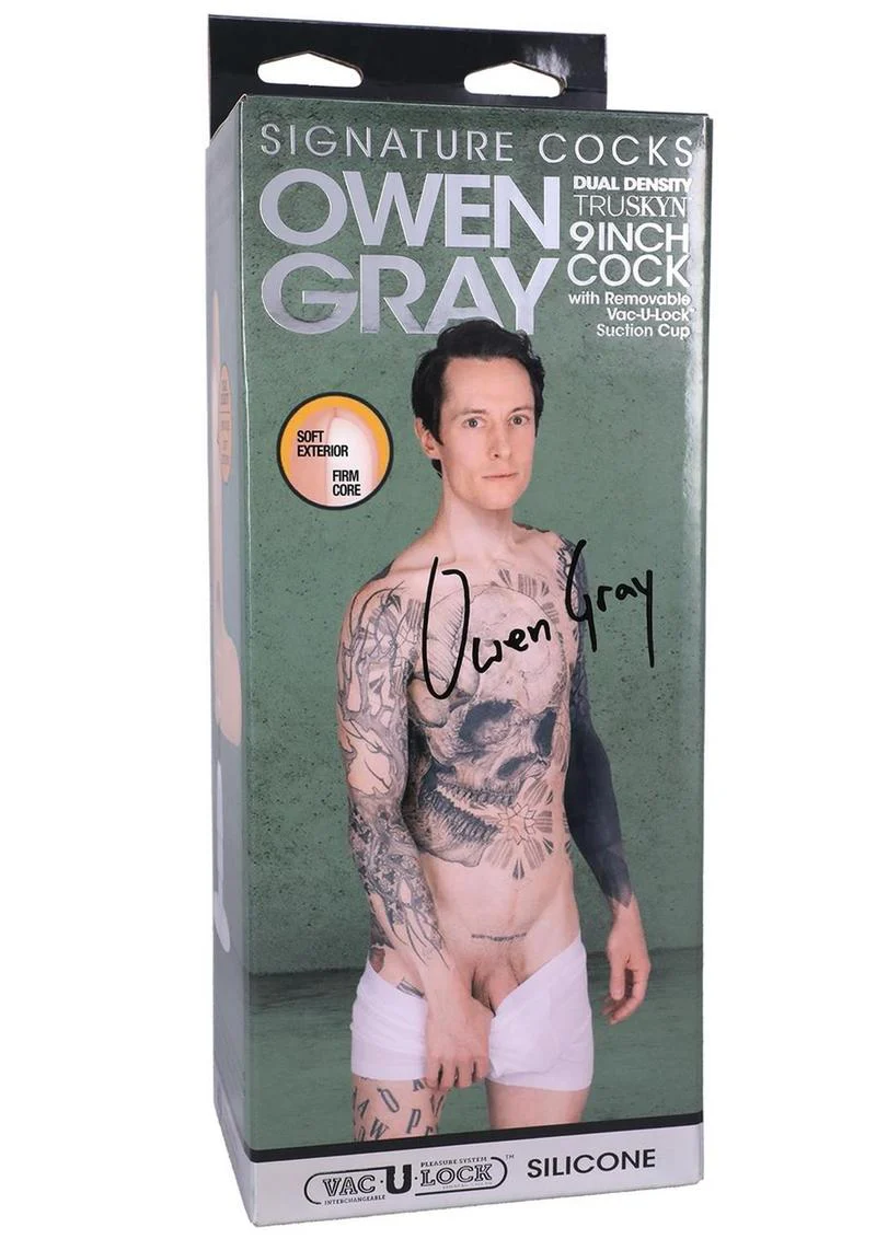 Owen Gray Signature Silicone Dildo with Removable Suction Cup - Image 4