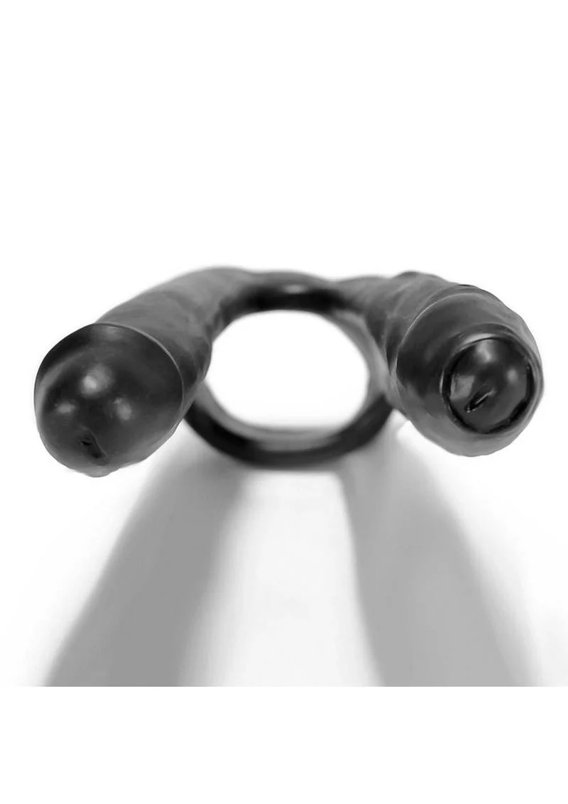 Oxballs 3-Way Penetrator Double Dildo And Cock Ring - Image 3