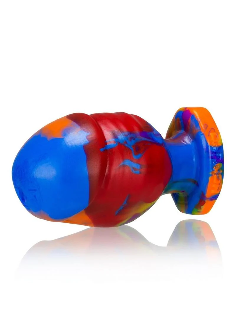 Oxballs Honcho 3 Silicone Anal Plug Rainbow Color - Image 4