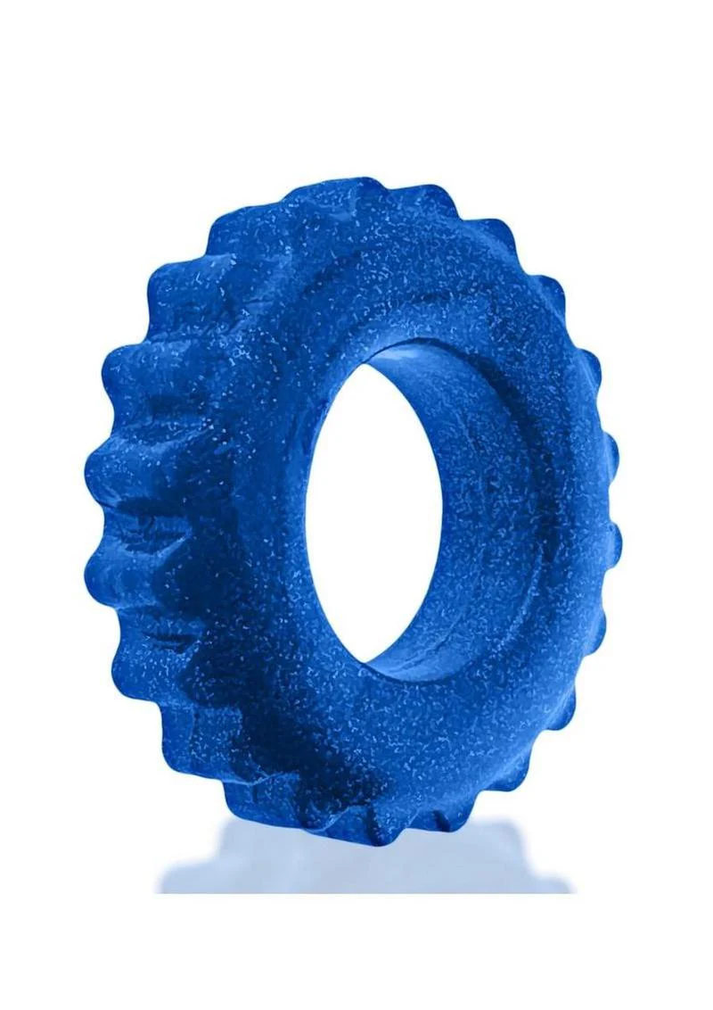 Oxballs Plushy Soft Cockring Blue Fire