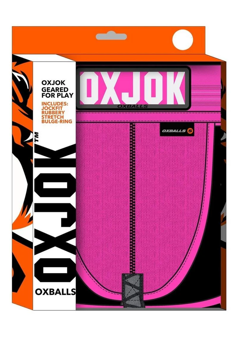 OXJOK Geared For Play Pink Jockfit Rubber Stretch Bulge - Image 4