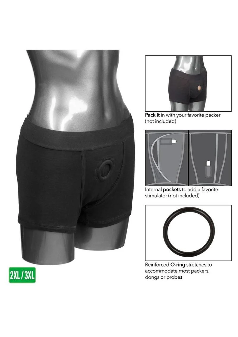 Packer Gear Black Boxer Brief Harness - Image 8