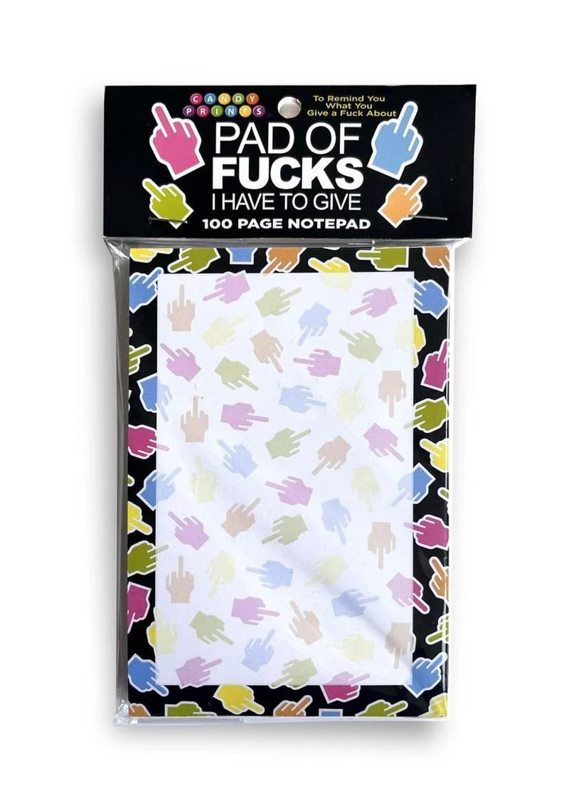 Pad of Fucks I Have to Give Notepad Funny 100 Page Gag Gift - Image 2