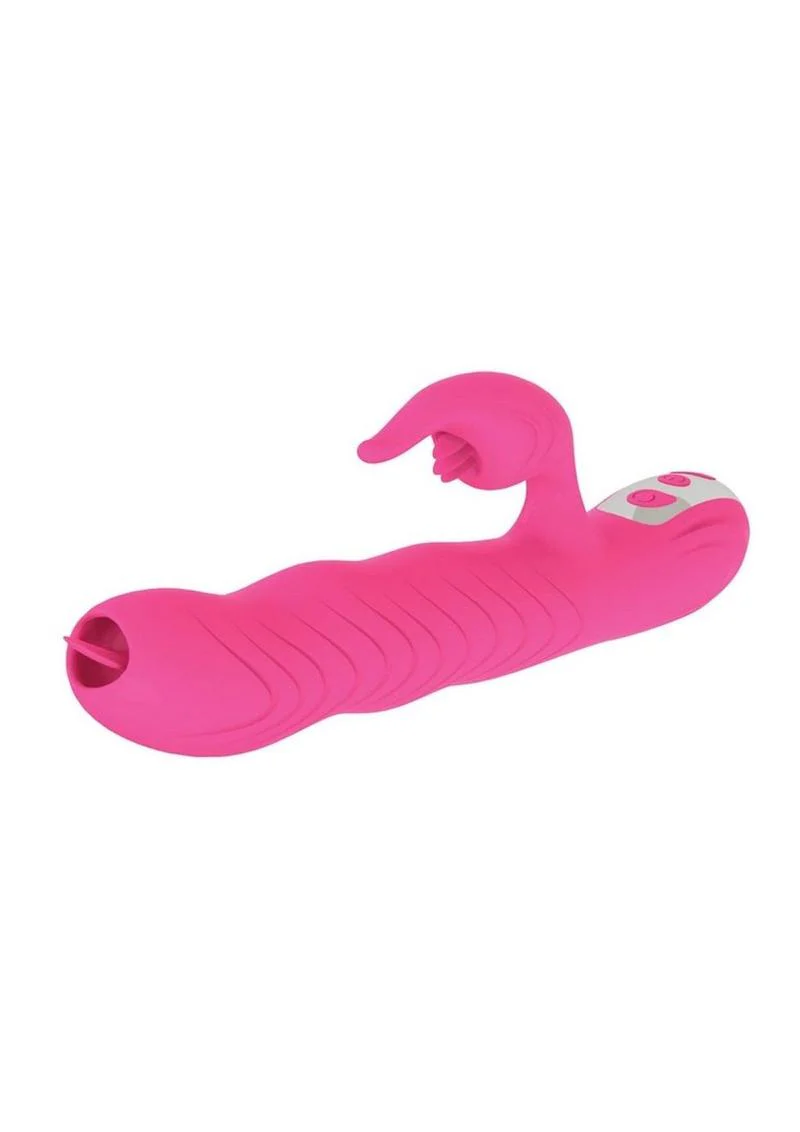 Passion Dolphin Cozy Warm Silicone Bunny Exciter - Image 3