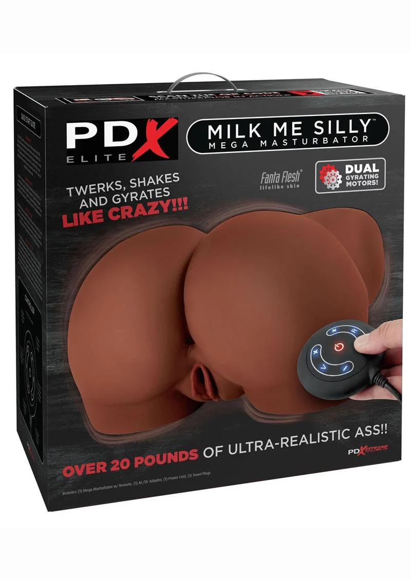 PDX Elite Milk Me Silly Plug-In Pussy And Ass Mega Masturbator - Image 5
