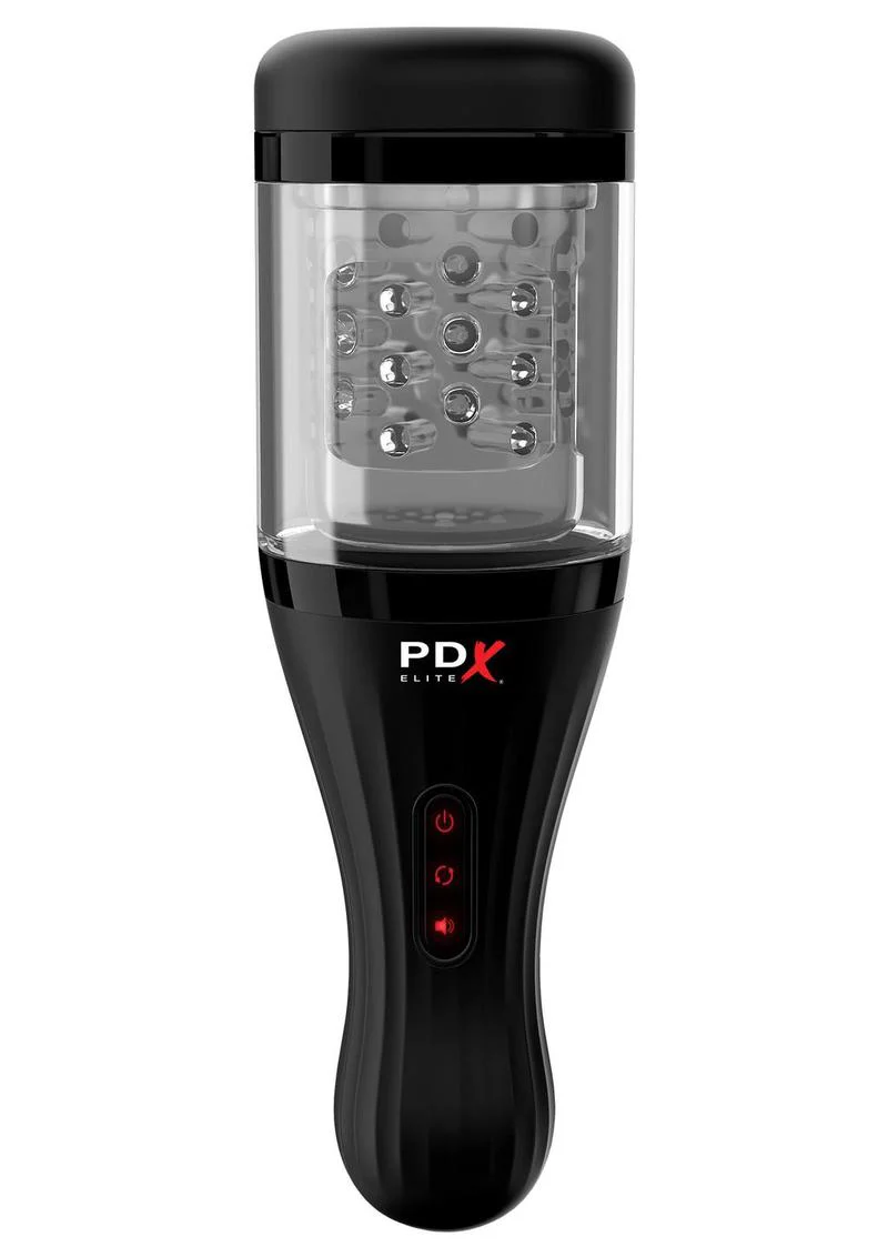 PDX Elite Talk Dirty Rotobator Rechargeable Masturbator with Moans