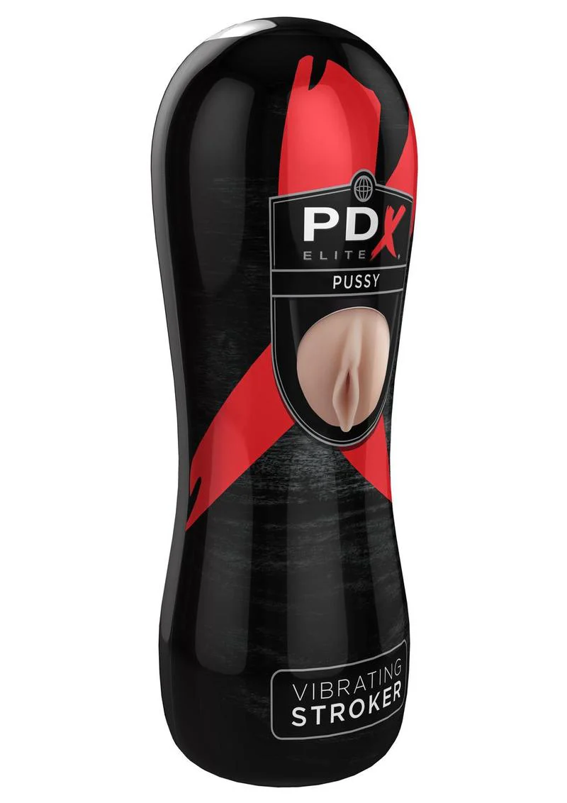 PDX Elite Vibrating Pussy Masturbator with Bullet