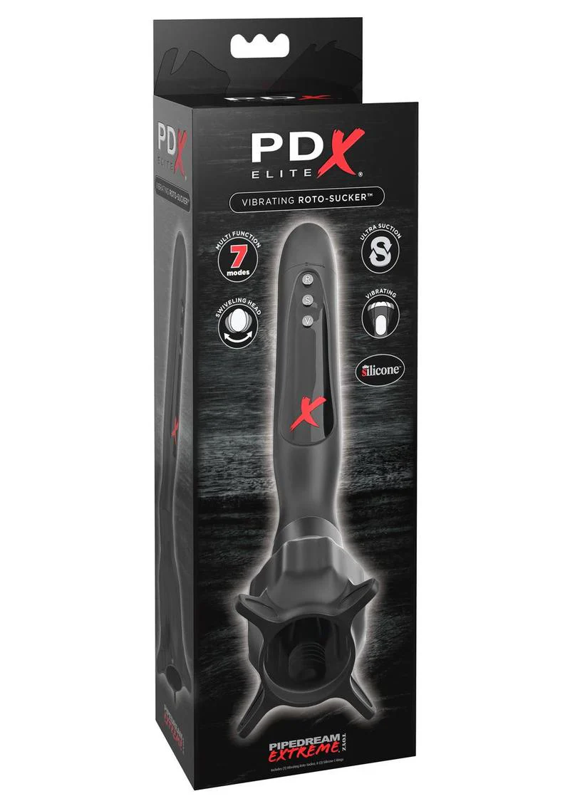 PDX Elite Vibrating Roto-Sucker Silicone Masturbator with 7 Modes - Image 3