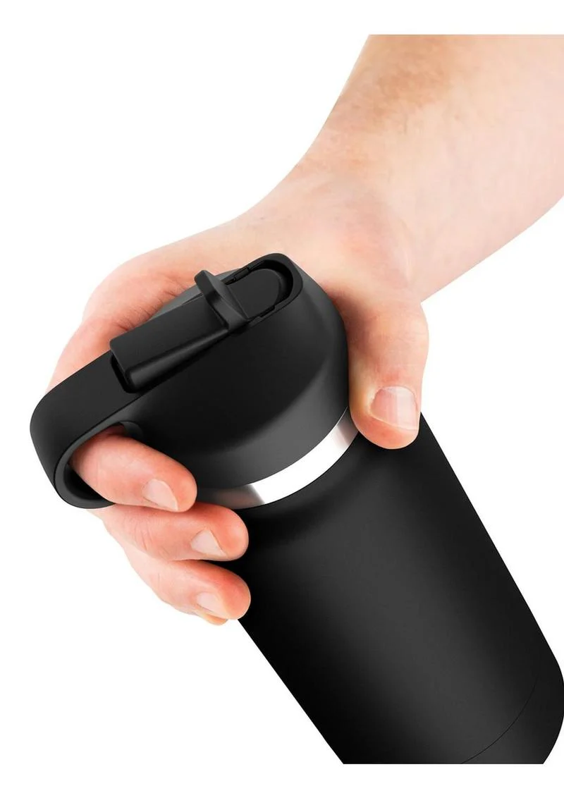 PDX Plus Fap Flask Thrill Seeker Discreet Stroker with Frosted Sleeve - Image 2