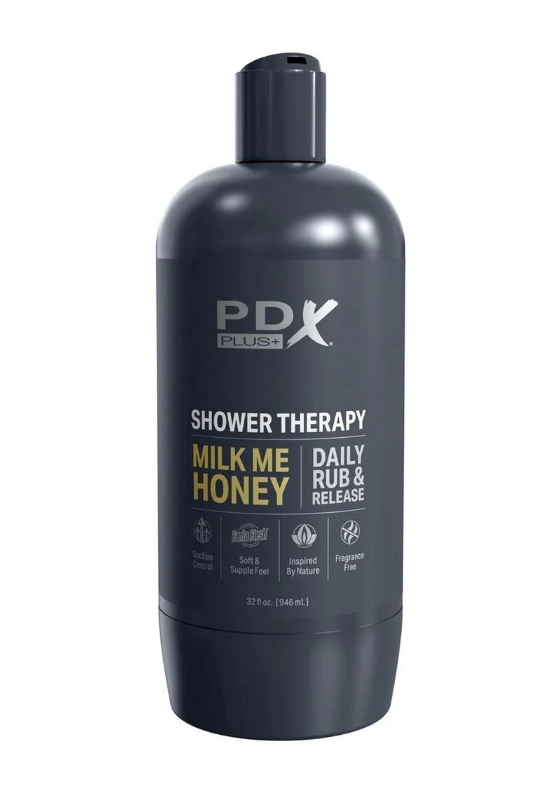 PDX Plus Shower Therapy Milk Me Honey Discreet Stroker - Image 4