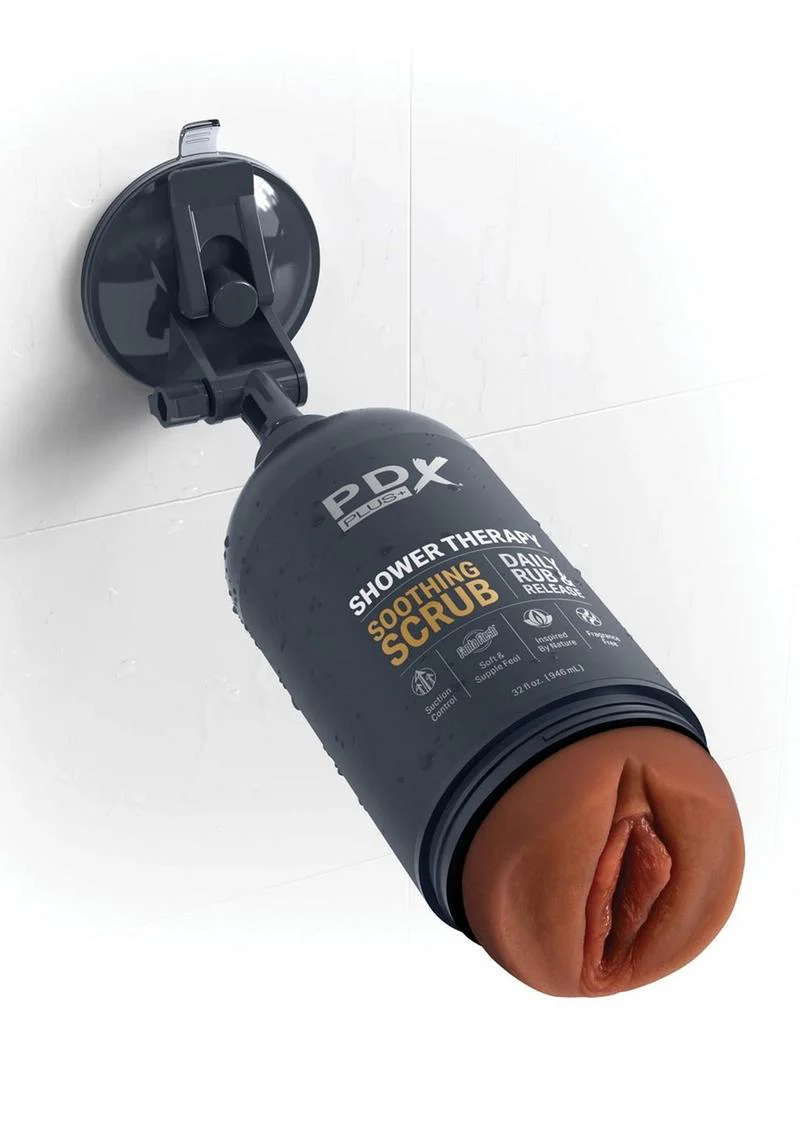 PDX Plus Shower Therapy Soothing Scrub Discreet Masturbator - Image 3