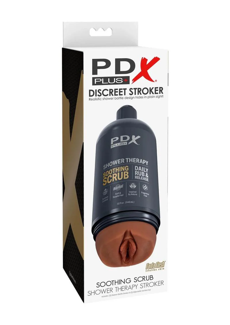 PDX Plus Shower Therapy Soothing Scrub Discreet Masturbator - Image 4