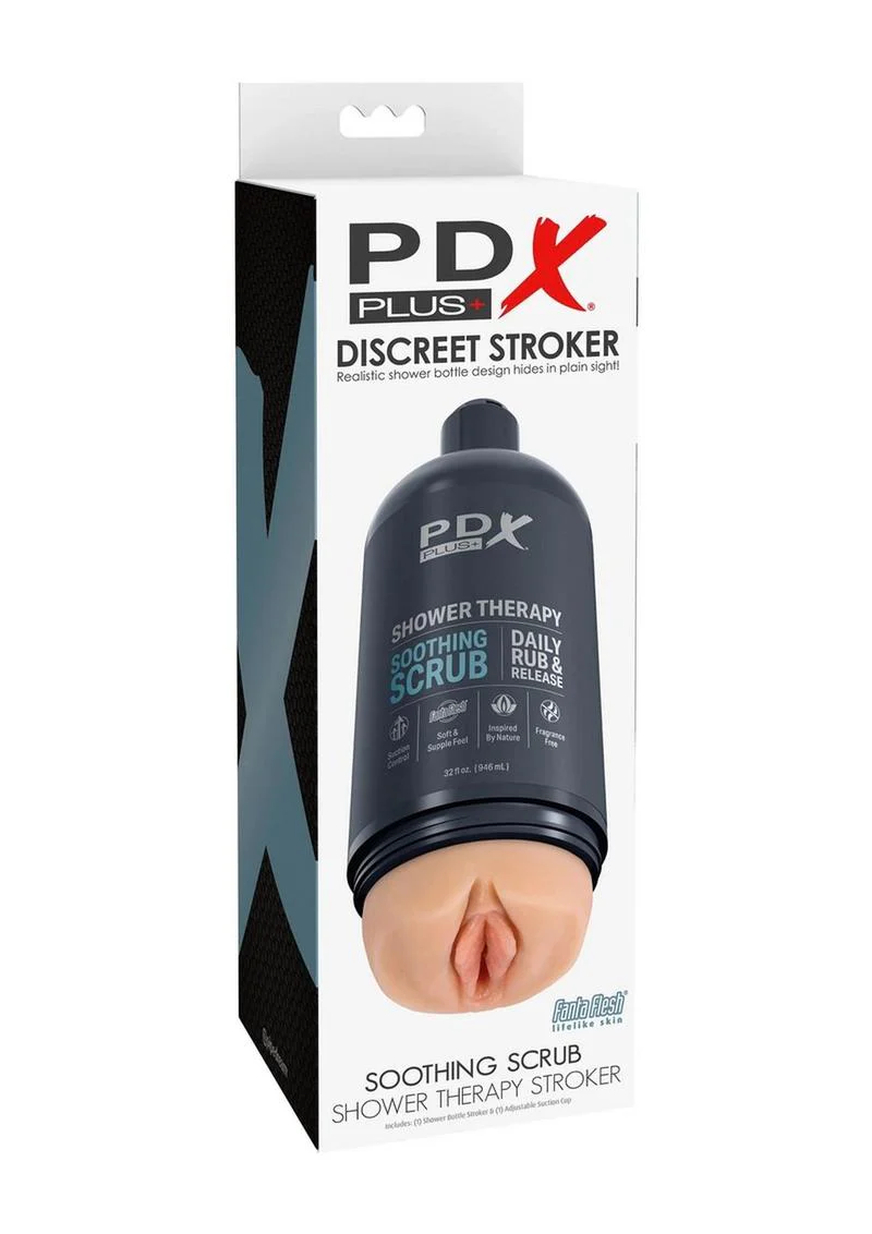 PDX Plus Shower Therapy Soothing Scrub Stroker - Image 4