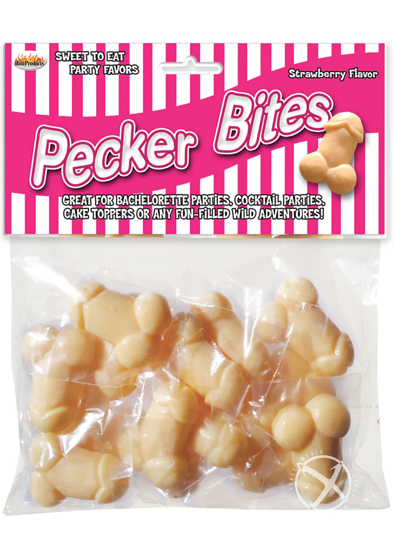 Pecker Bites Candy Strawberry Flavor - Image 2