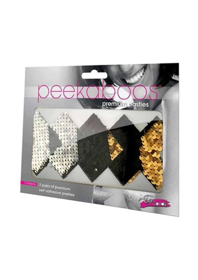 Peekaboos Reversible Sequin X Pasties - Image 2