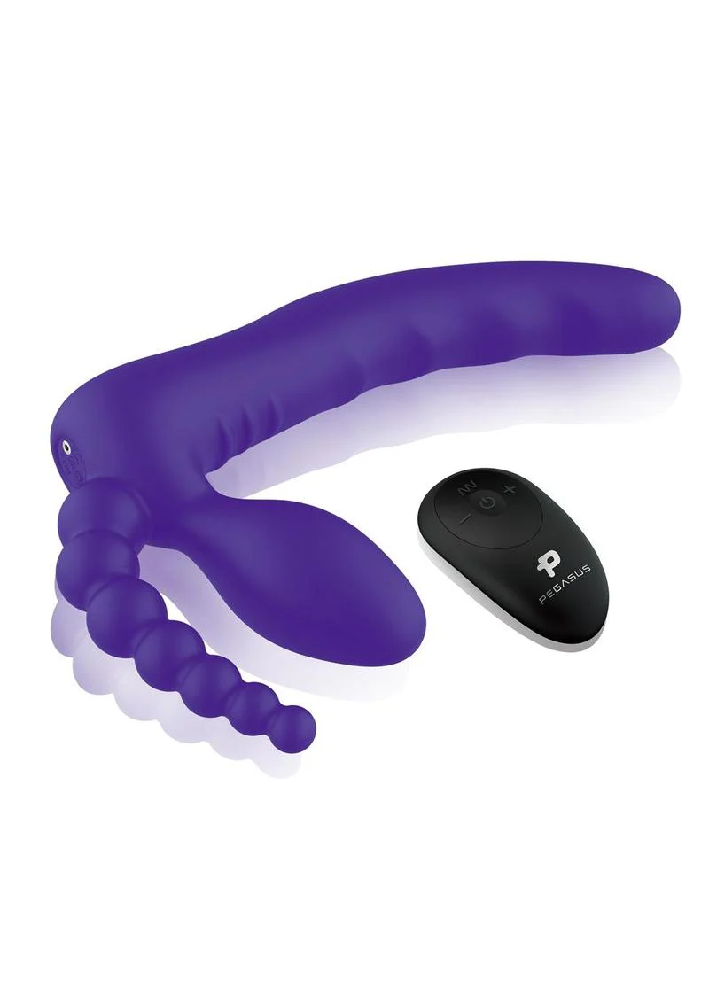 Pegasus DP Strapless Silicone Strap-On with Remote Control - Image 2