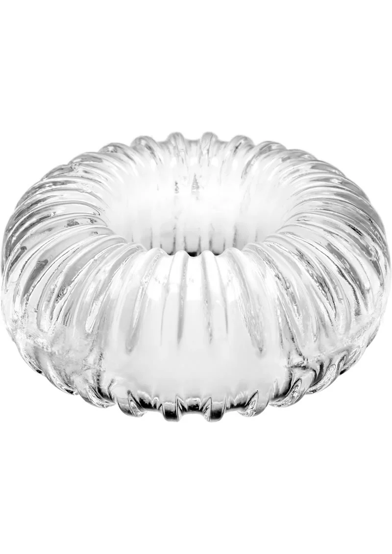 Perfect Fit Ribbed Ring Cock Ring Comfortable Fit - Image 4