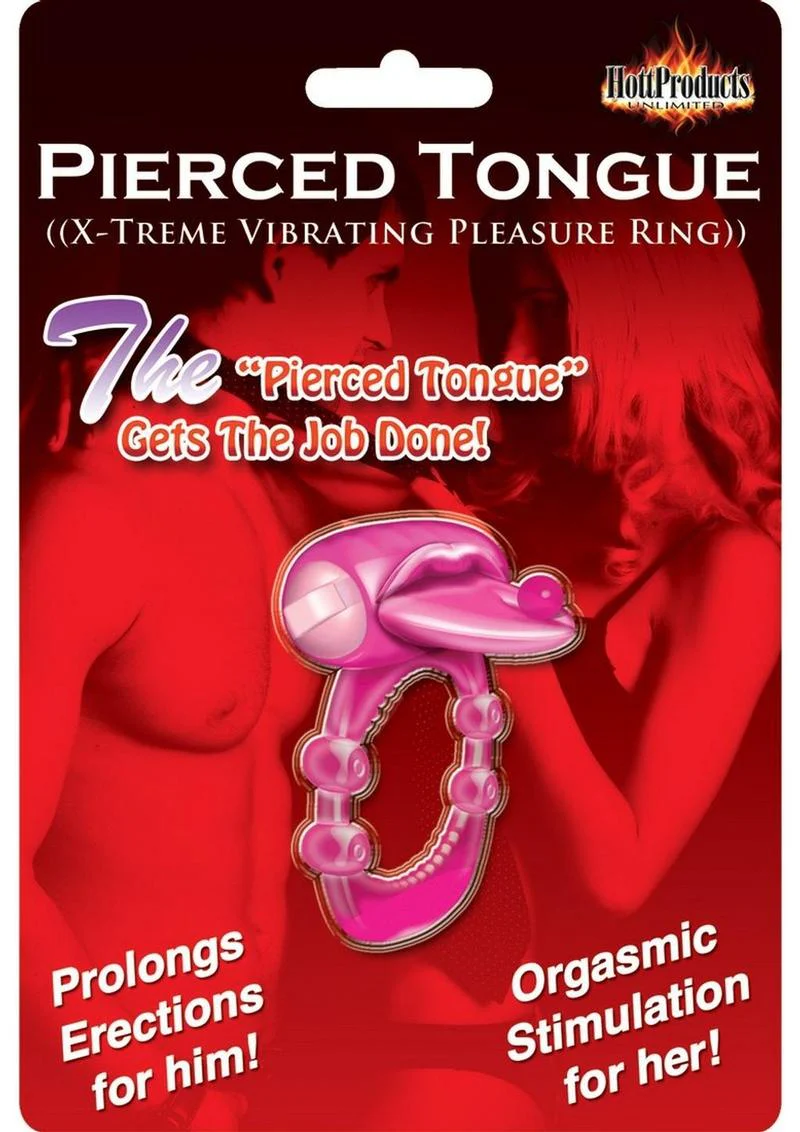 Pierced Tongue X Treme Vibrating Pleasure Ring - Image 4