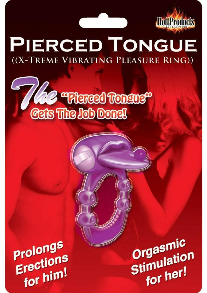 Pierced Tongue X Treme Vibrating Pleasure Ring - Image 5